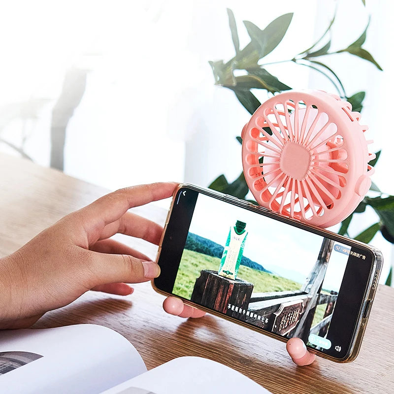 Mini Clip On Fan for Car Seat Crib Baby Stroller Fan Handheld Rechargeable USB Fan Small Cooling Fans Baby Stroller Accessories