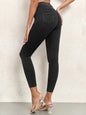 2025 New Fitness Imitation Jeans leggings Women High Waist Elastic Butt Lift Pocket Yoga Casual Leggings Slim Skinny Jeggings