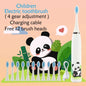 Kids Sonic Electric Toothbrush Rechargeable Smart Timer Colorful Cartoon Teeth Whitening Portable USB Charging  Tooth Brush