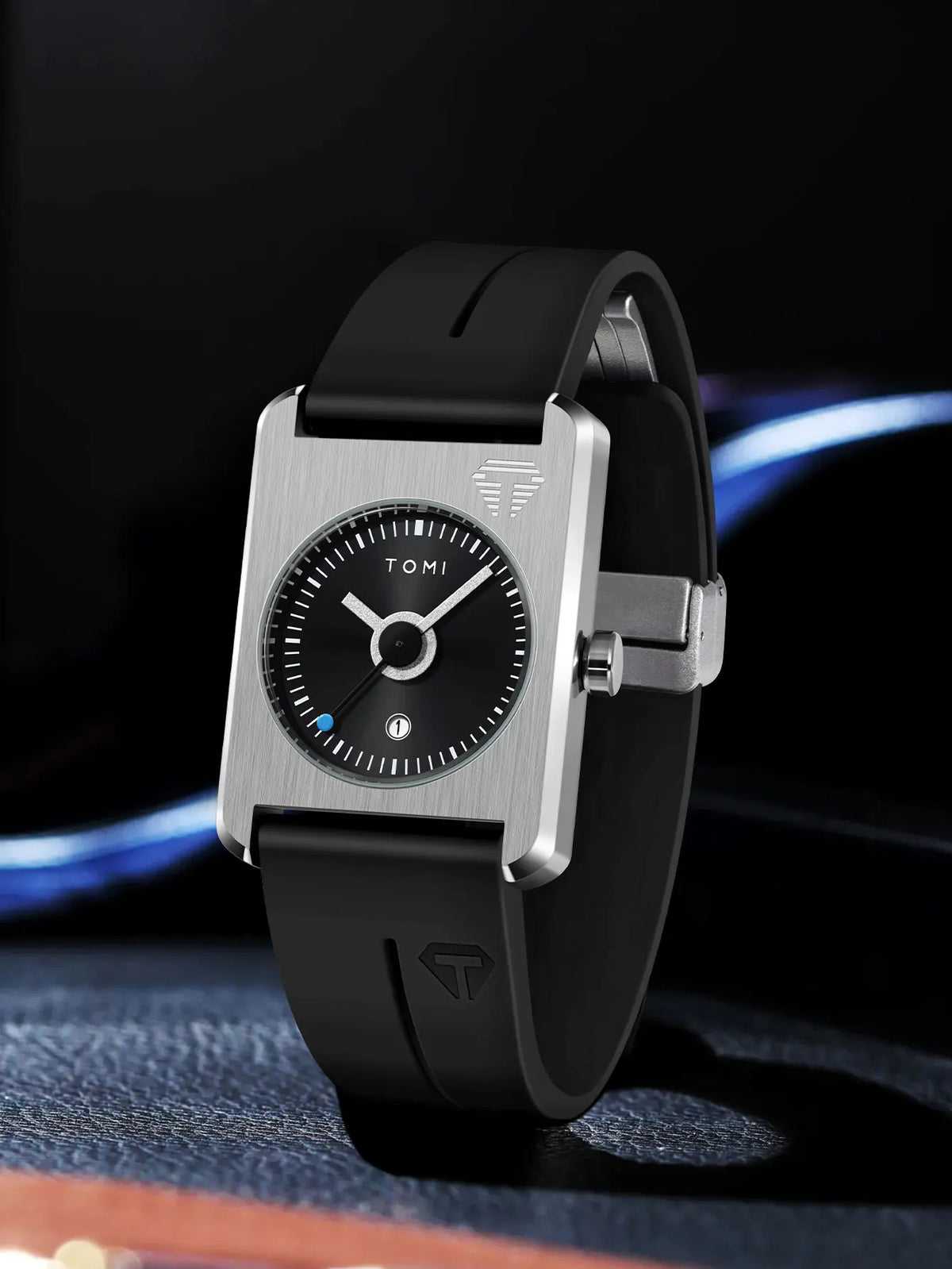 TOMI Men's Fashion Watches Quartz Watches Square Small Dial Wrist Watches Magnetic Buckle Watches Simple Leisure Watches