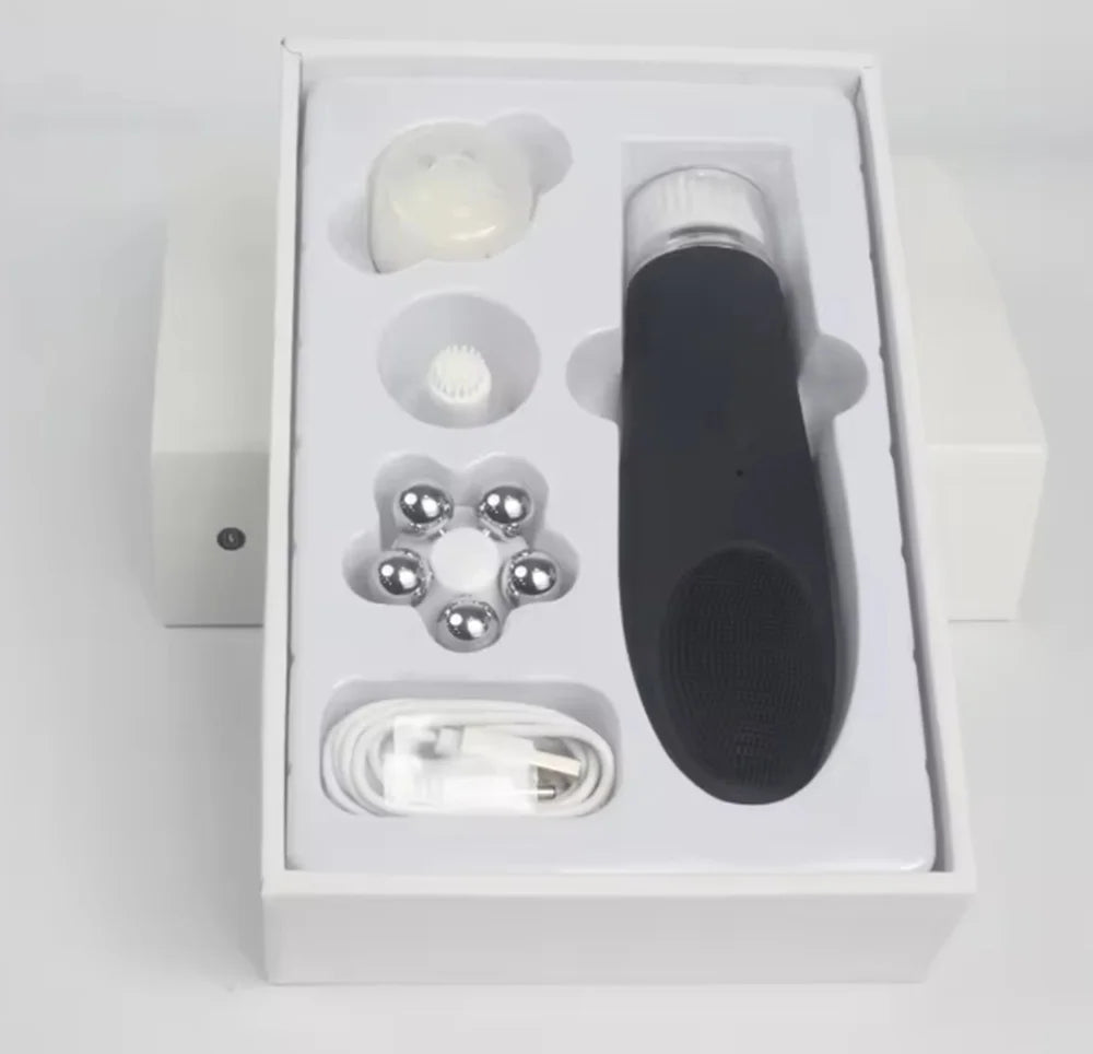 Beauty Massage Tool for Face and Neck Facial Tool Metal Rolling Head Facial Clean and Massage Roller