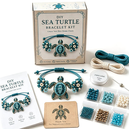DIY Beaded Bracelet Making Kit,All in 1 Jewelry Making Set Beginner-Friendly Beaded Animal Making Kits,(Non Finished Products)