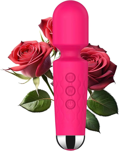 AV Vibrator Wand Personal Massager Clit Stimulator Sex Toy for Women 20 Patterns 8 Speeds Rechargeable Mini Vibrators Adult Toys