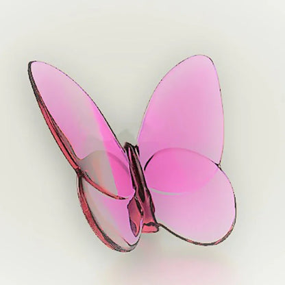 Crystal Papillon Butterfly Wings Fluttering Glass Lucky Butterfly Ornaments Home Decoration Crafts Accessories Birthday Gift