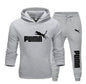2026 Ne w Autumn and Winter Men's Pullover Hoodie and Pants Two-Piece Set Fashionable Trendy Fitness Casual Sportswear