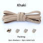 No tie Shoe laces Elastic laces Sneakers Flat Shoelaces without ties Quick Shoelace for Shoes Kids Adult One Size fits All Shoes