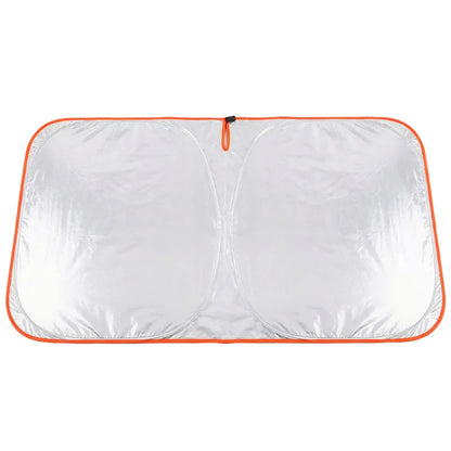 New Car Windshield Sun Shade Cover Front Window Sun Visor Protection Foldable Car Curtains for Summer Cooling UV Refletive