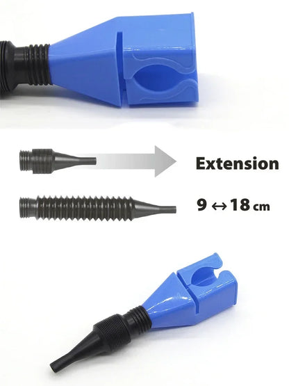 Car Refueling Funnel Gasoline Foldable Engine Oil Funnel Tool Plastic Funnel Car Motorcycle Refueling Tool Auto Accessories