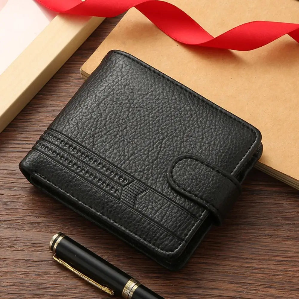Men Wallets Leather Zipper Purse Man Slim Card Horders Quality Male Short Multi-card Wallet Coin Pocket Purse2027