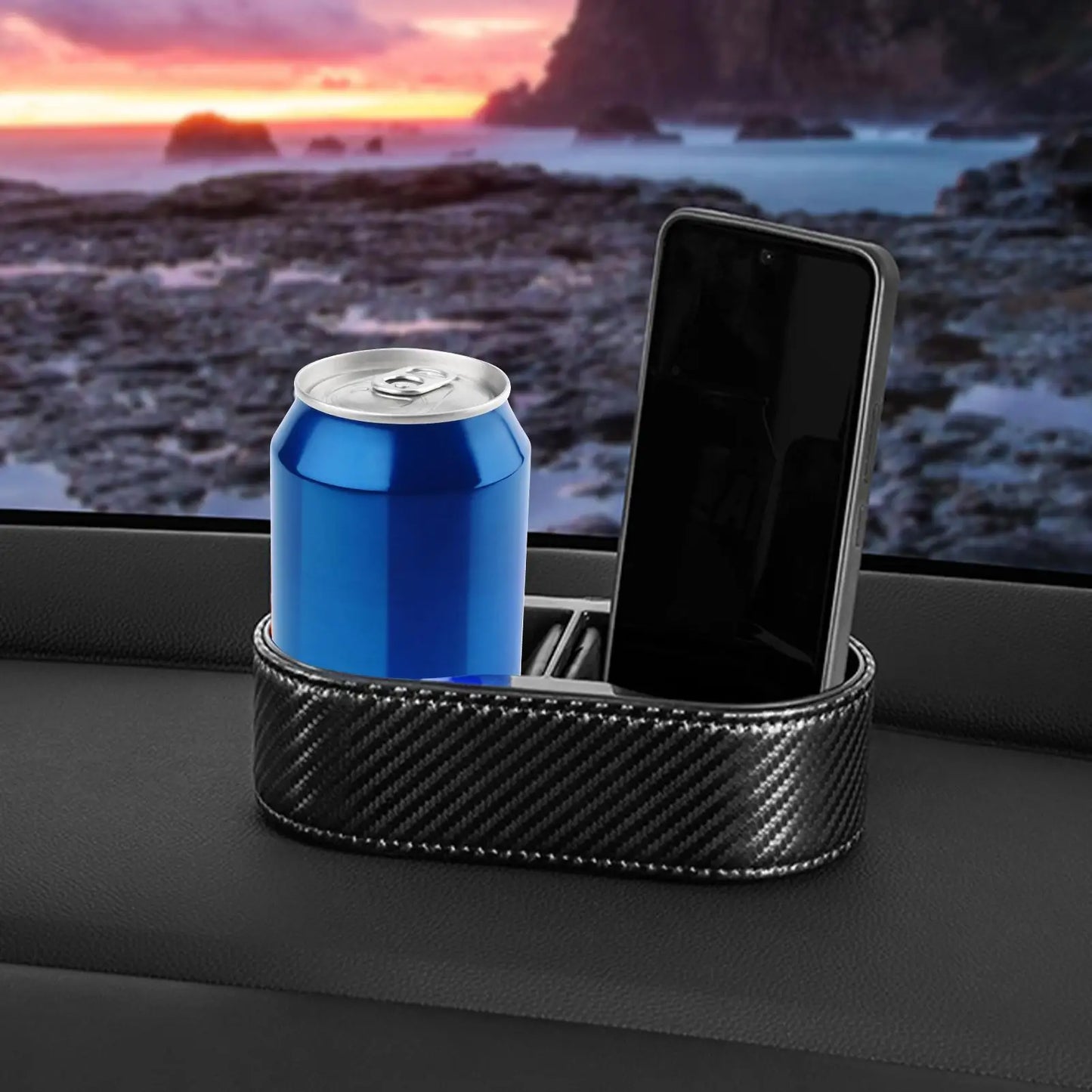 Automotive Cup Holders Double Vehicle Cup Holder Console Organizer Automotive Fixed Beverage Bracket for Golf Cart Trip Daily
