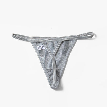 Sports Cotton  Sexy Women's Panties Simple Thongs Lingerie Briefs Female Underwear G-Strings Hot T-Back Breathable Underpants