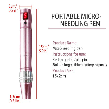 Ultima Dr.imp Pen Wireless Derma Rolling Dermapen Microneedling Cartridge Mesotherapy Auto Micro Needles Exfoliate Shrink Pores