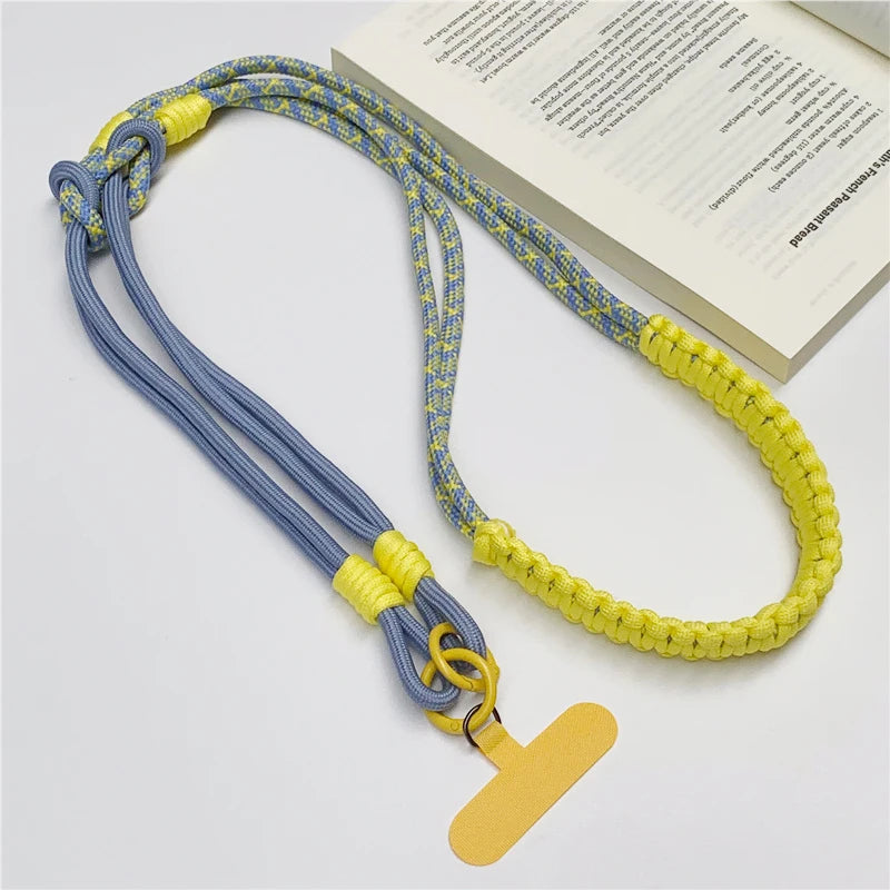 New Korean Crossbody Mobile Phone Hanging Rope Neck Lanyard Wrist Strap DYM Removable Phone Lanyard Water Cup Hanging Rope