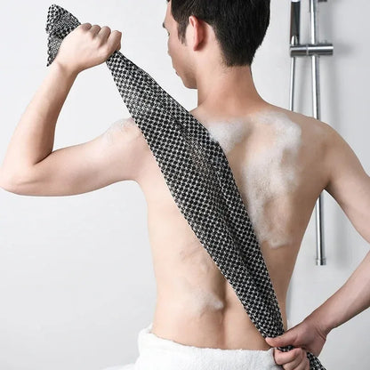 Unisex Back Exfoliating Scrub - Shower Body Scrub for Men Women, Gentle Skin Care