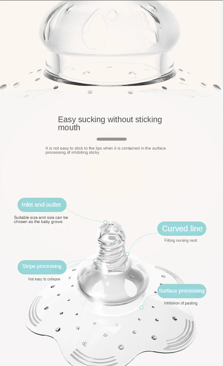 Silicone Nipple Protector Breastfeeding Mother Protection Shields Milk Cover Popular Milk Nipple Anti-overflow Breast Pad New