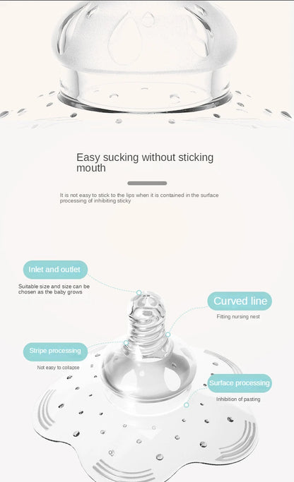 Silicone Nipple Protector Breastfeeding Mother Protection Shields Milk Cover Popular Milk Nipple Anti-overflow Breast Pad New