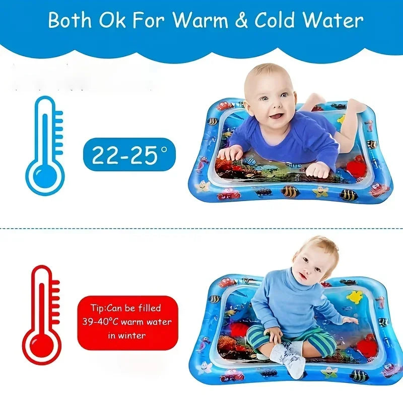 Baby Crawling Pad Water Pad Parent-child Water Toy PVC Inflatable Pad Children's Early Education Development Activity Toy