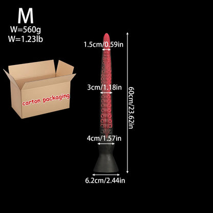 50-100cm Super Long Anal Whip Octopus Anal Plug Silicone Suction Cup Bdsm Buttplug Dilatdor Anal Xxl Sex Toys Women Men Sex Shop