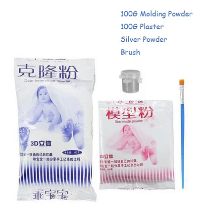 DIY Baby Plaster Mold 3D Hand Foot Print Mold for Baby Souvenir Hand Casting Kit Couples Wedding Accessories Home Decor Gifts