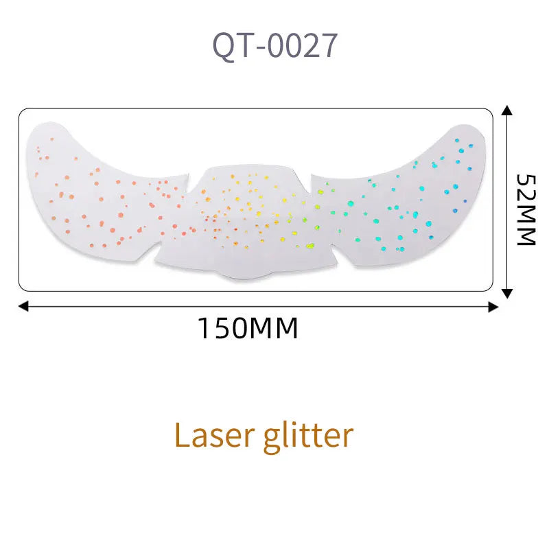 1pc Hot Stamping Freckles Makeup Sticker Metallic Radiation Golden Silver  Fake Freckles Temporary Tattoo Stickers Face Makeup