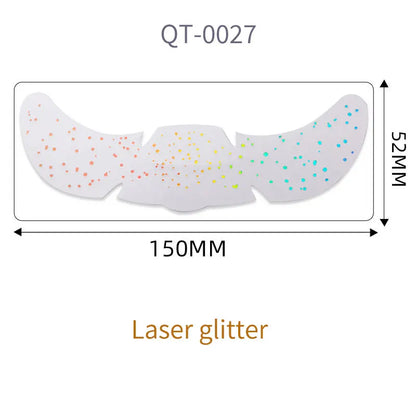 1pc Hot Stamping Freckles Makeup Sticker Metallic Radiation Golden Silver  Fake Freckles Temporary Tattoo Stickers Face Makeup