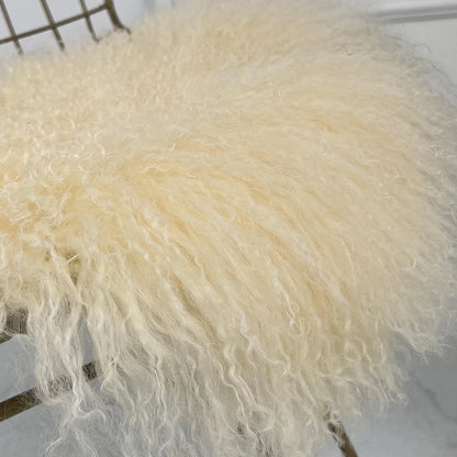 Collarless Tibetan Lamb Fur Coat Genuine Sheep Wool Jacket Natural Sheepskin Coat Luxury New Arrivals Women's Clothing