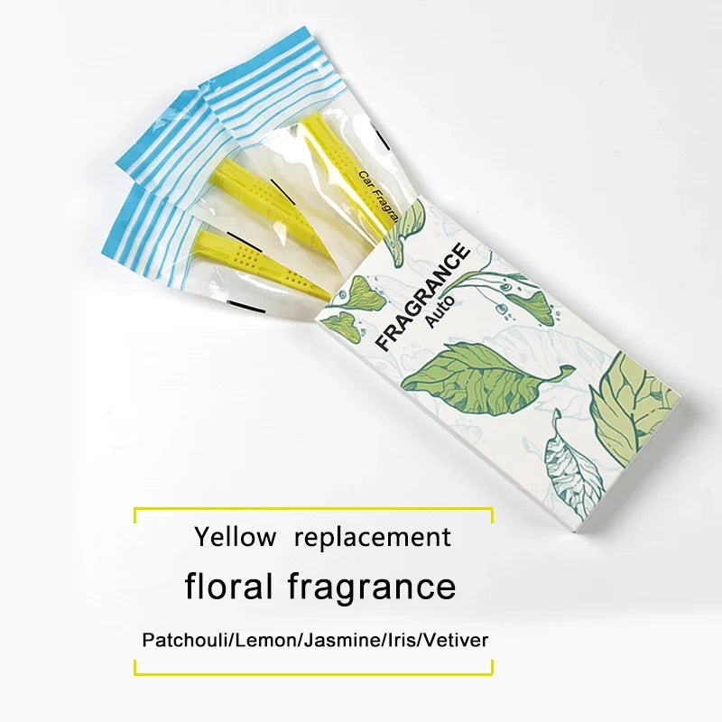 Car Air Fresheners F10 F30 Fragrance Holder Refill Strips Car Air Freshener Perfume Diffuser Blade Shape Vent For BMW