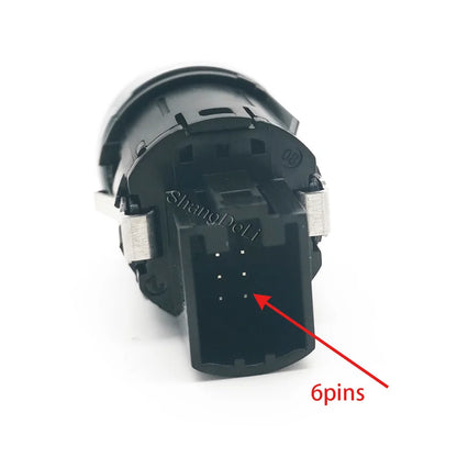 6PINS Car One Key Start Switch Button Start Stop Button for Audi A8 D4 Quattro S8 Engine Ignition Switch 4H1905217A