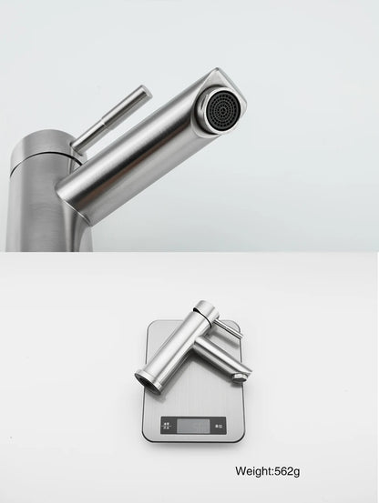 ULA G1/2 Basin Faucet Waterfall Bathroom Sink Faucet Hot Cold Water Mixer Tap Deck Mounted Bathroom Tap Crane Washbasin Tap