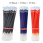 3 Gel Pens + 50 Refills Set 0.38mm Black Blue Red Ink Bulk Pens Thin Tip Journal Writing School Supplies Stationery Wholesale