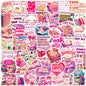 10/50/100pcs Mix Kawaii Smut Bookish Dark Romance Reading Book Stickers Aesthetic DIY Scrapbooking Notebook Laptop Phone Sticker