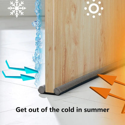 36" Door Draft Stopper – Adjustable Under-Door Seal to Block Cold Air, Noise & Dust (Fits Most Interior/Exterior Doors)