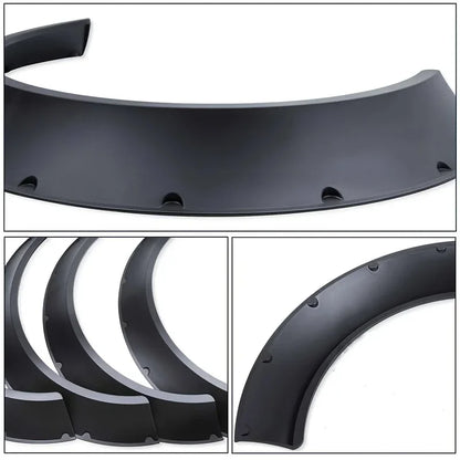Car Modification With Wide Body Wheel Arches And Mudguards Suitable For SUVs And Off-Road Vehicles With Widened Wheel Arches
