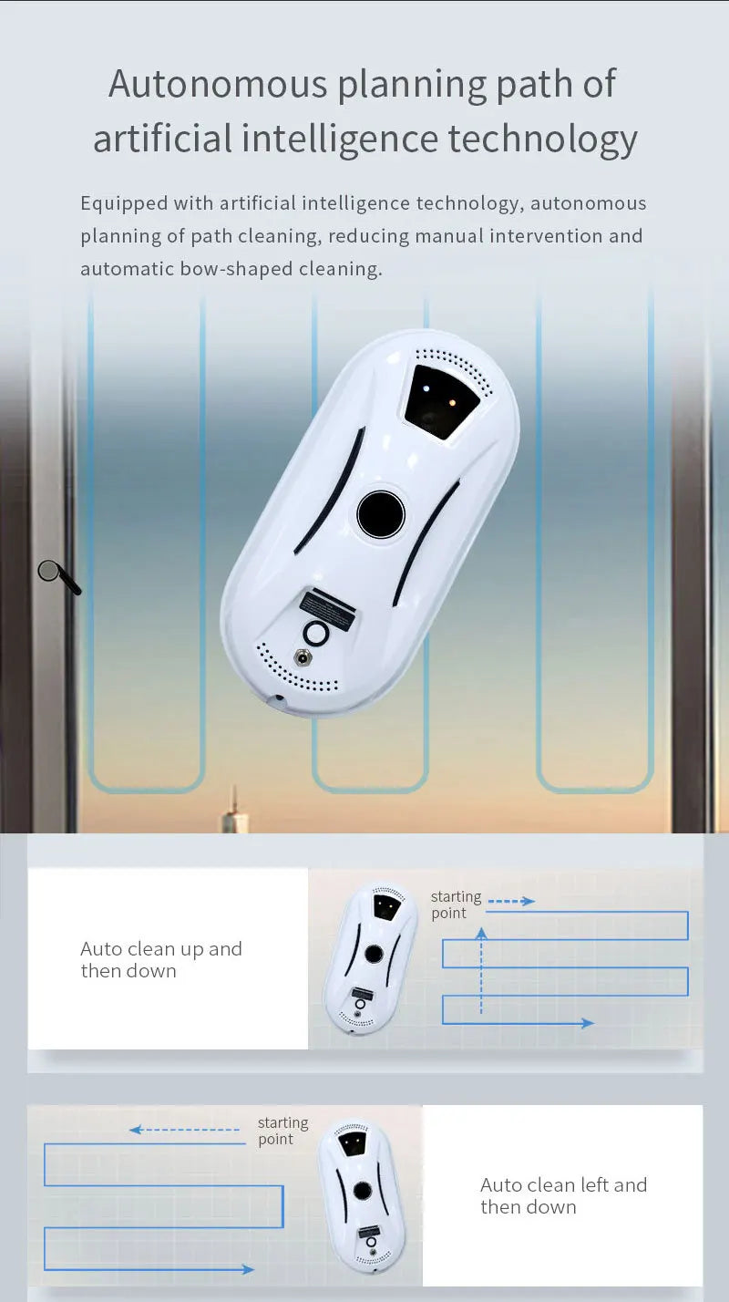 Window-cleaning robot, ultra-fine cleaning robot, window-cleaning robot, window-cleaning robot