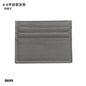 Custom Company Logo Cowhide Card Holder Woman Man Fashion Slim Mini Card Bag Genuine Leather Engrave Name Luxury Casual Purse