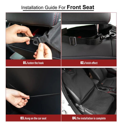 Rear Back Pet Dog Cat Car Seat Cover Mats Waterproof Hammock Protector Travel Safety Accessories Seat Pad Cushion Dog Carriers
