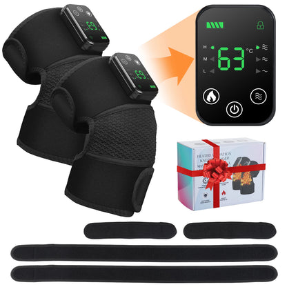 Electric Shoulder Massager Heating Pad Vibration Massage Support Belt Shoulder Thermal  Brace