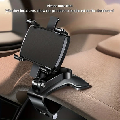 Universal Multi-Function Car Mobile Phone Holder Dashboard GPS Mobile Phone Holder Clip 360 Degree Rotatable Car Accessories