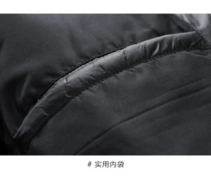 2025 Winter Hooded Men's 90% White Duck Down coat fashion warm Down Jackets casual winter Men thicken winter Jacket size M-4XL