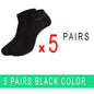 5/10/15/20 Pairs Bamboo Fiber Ankle Socks Men’s And Women Soft And Breathable Boat Socks Men Gifts Spring Summer Short Socks