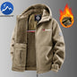 Autumn and Winter New Retro Trendy Jacket Men's Double Sided Polar Fleece Business Leisure Outdoor Couple Coat Top