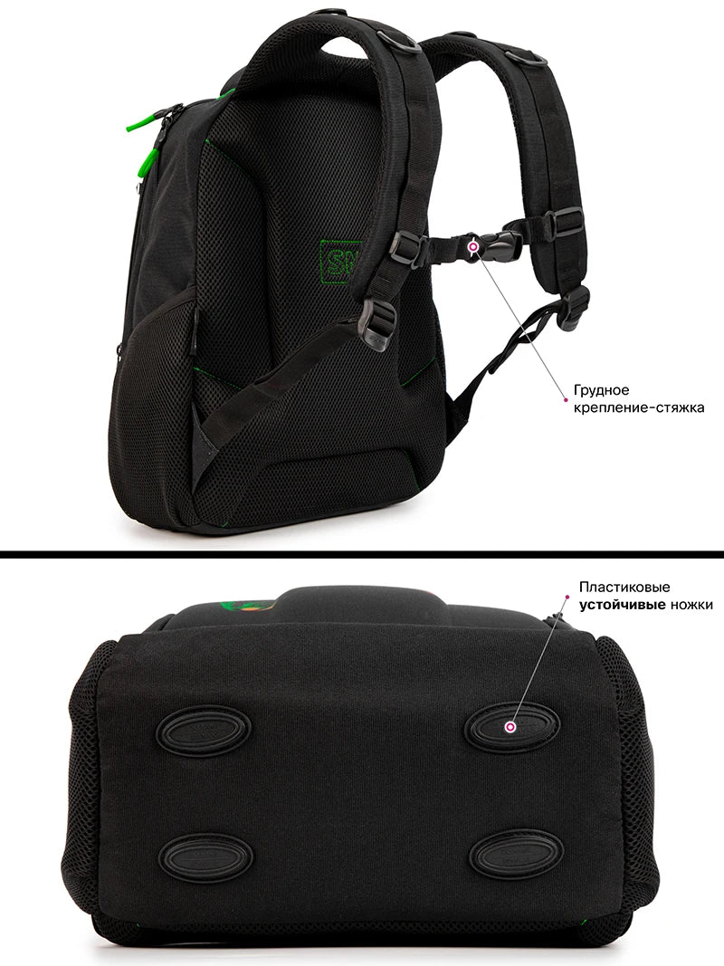 Brand School Bag for Boys Multifunctional Cartoon Pattern Kids Satchels Orthopedic Waterproof Backpack Children Student Mochila