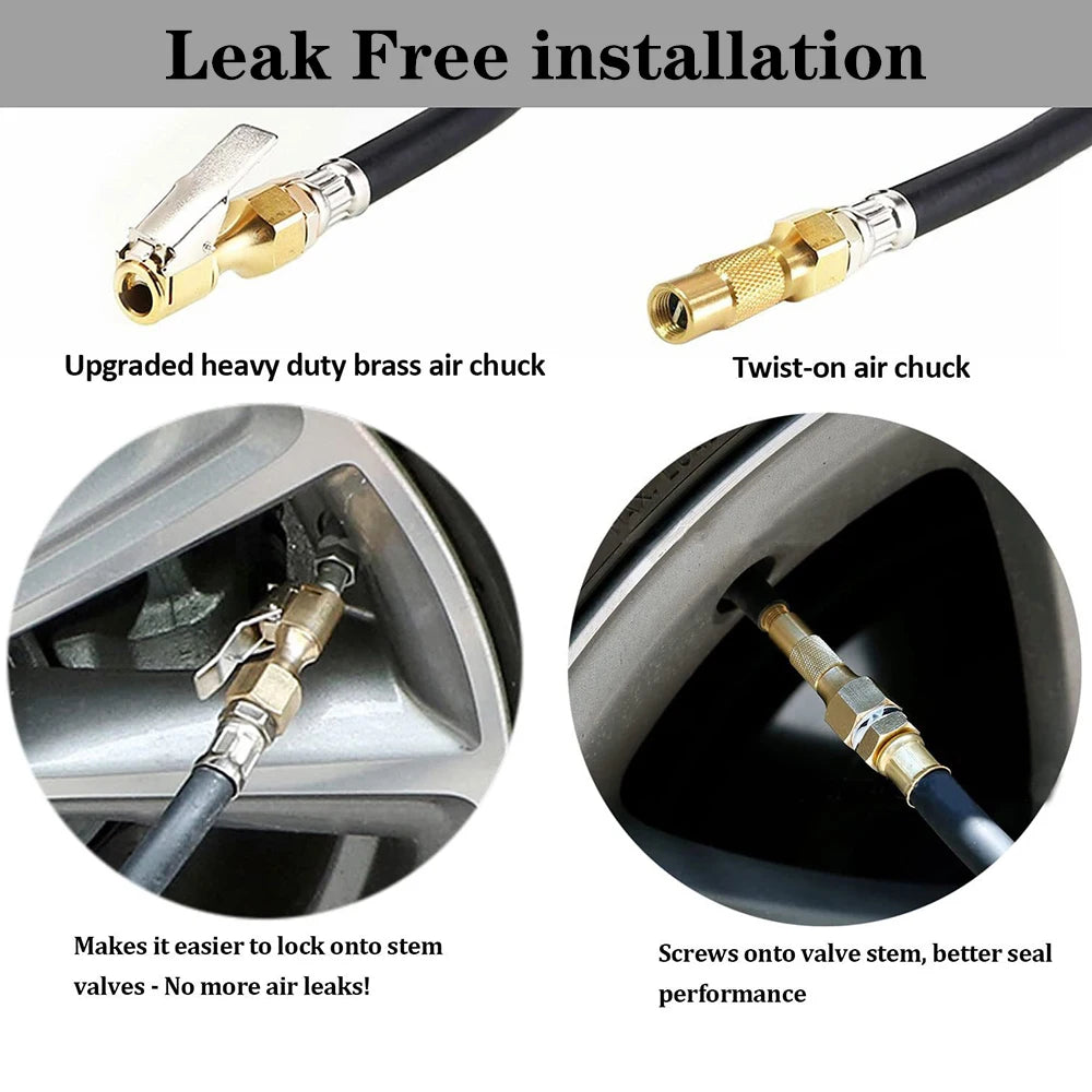 Digital Display Tire Pressure Gauge Auto Accessories High-precision Monitoring Inflation Gun Universal Car Tire Manometro