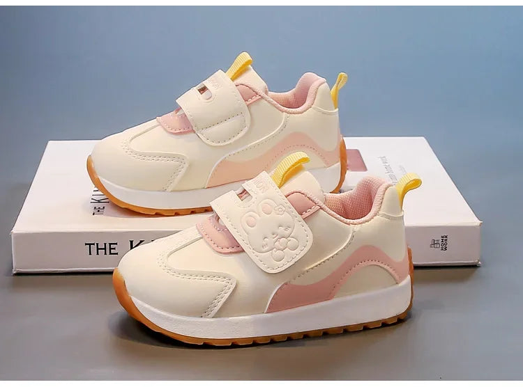 New Fashion Children's Causal Sneakers for Girls Cute Patchwork Kids Sports Shoes Soft Versatile Boys School Running Sneakers