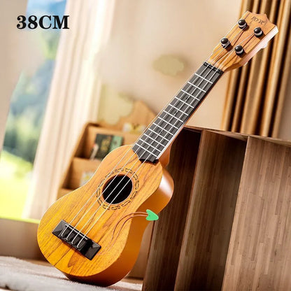 Children Ukulele Musical Toys 4 Strings Small Guitar Montessori Education Instruments Music Toy Learning 3 To 6 Years Boys Gift