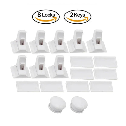 Magnetic Children's Lock for Extra Cabinet Door Safety: A Must-Have for Parents  Drawer Lock  Baby Protection  Baby Safety Lock