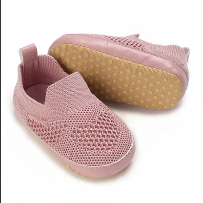 HAIZHIW 0-18M Baptism Newborn Baby Prewalker Girls Boys Casual Shoes Leather Non-Slip Soft-Sole Infant Toddler First Walkers
