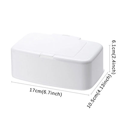 Wet Tissue Box Wipes Dispenser Portable Wipes Napkin Storage Box Holder Container For Car Home Office