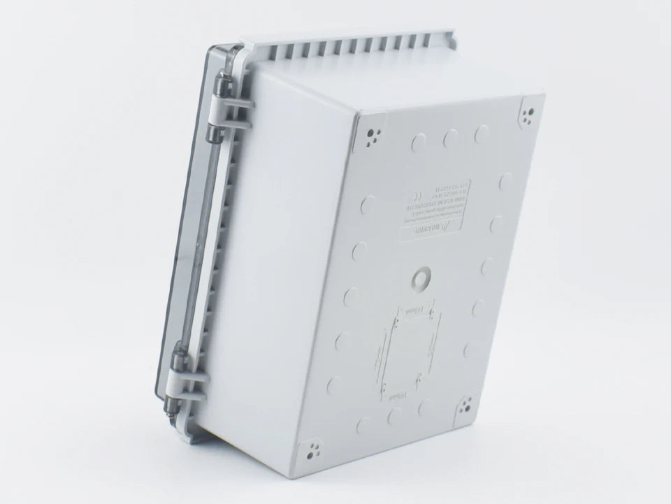 IP67 Waterproof Gray/Transparent Cover Enclosure Juction Box ABS Plastic Outdoor Electronic Instrument Hinge Case