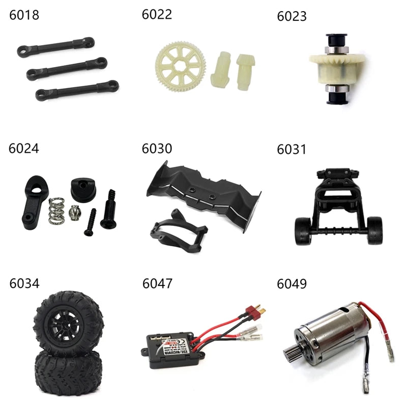 SG116PRO SG116MAX RC Car Metal Upgrade Parts Original Accessories Brushless Motor Gear Drive Shaft Differential Shock Absorber